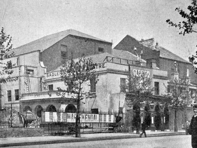 Sadlers Wells Theatre by English Photographer